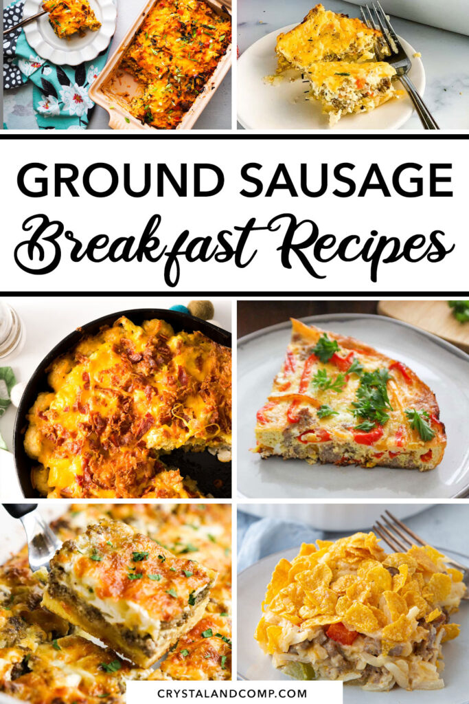 ground sausage breakfast recipes