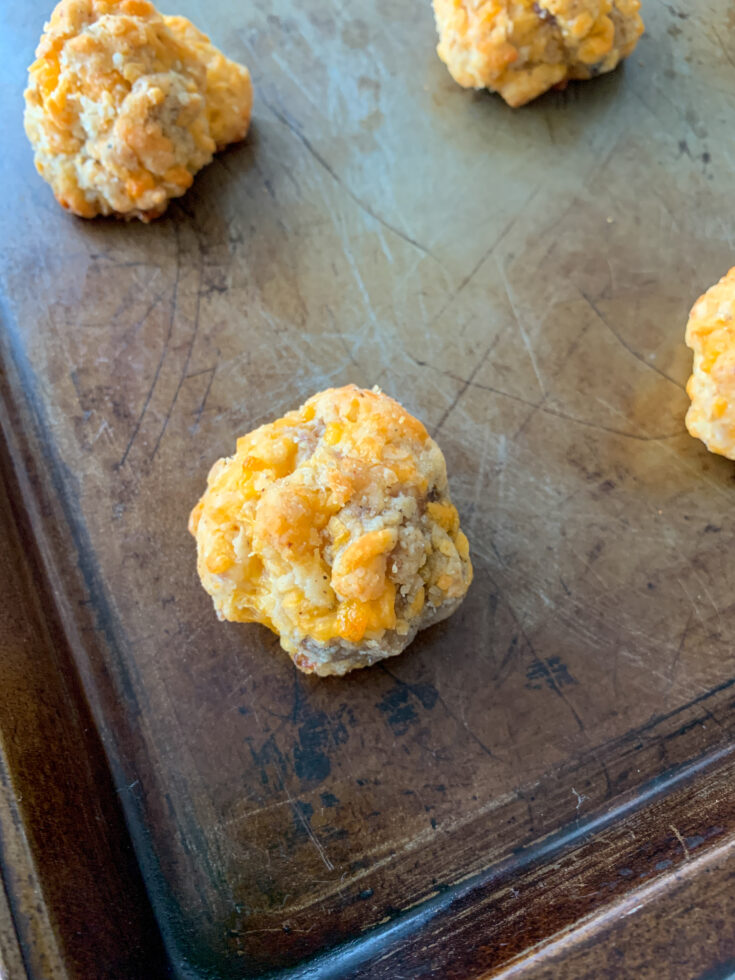 Image for Cheesy Sausage Balls Without Bisquick Recipe