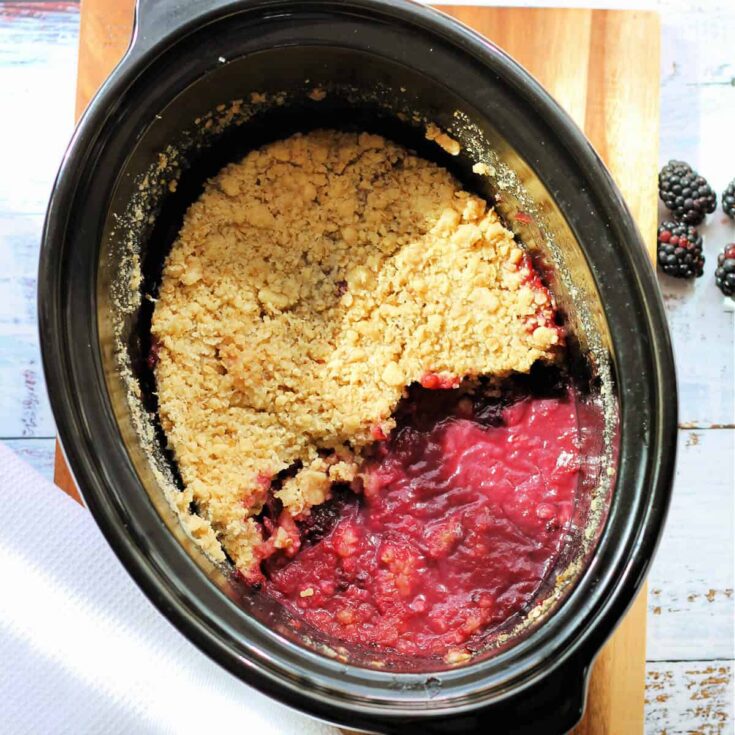 Image for Slow Cooker Blackberry Crumble