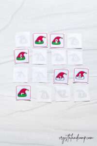 Elf Matching Game Printables - CrystalandComp.com