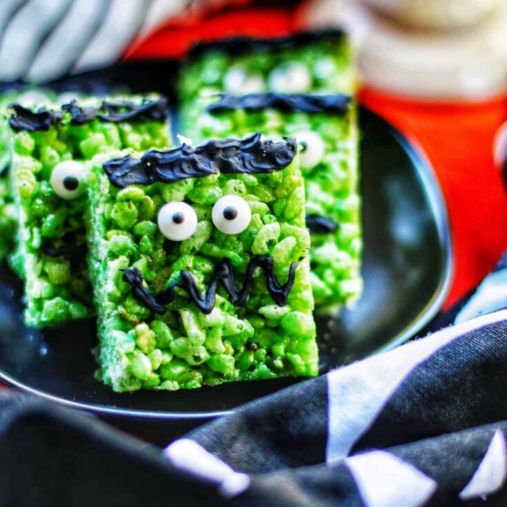 Image for Frankenstein Rice Krispies Treats