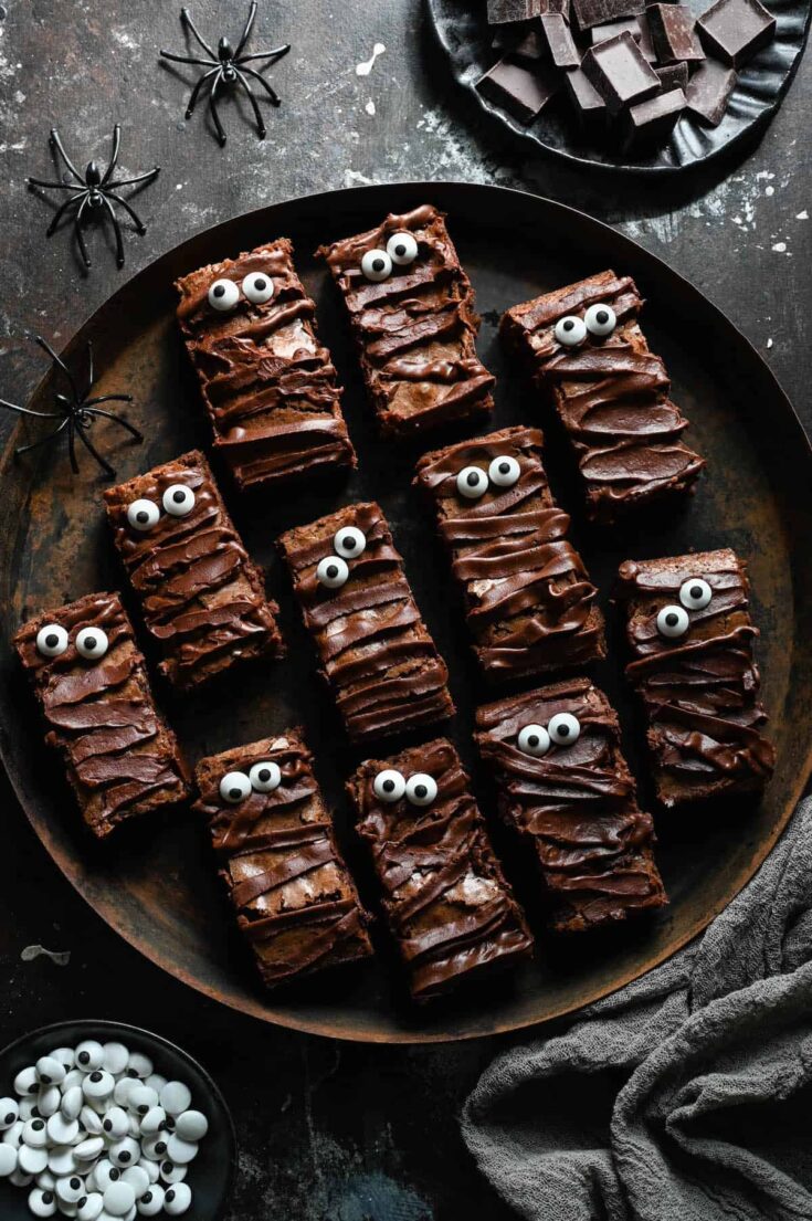 Image for Halloween Mummy Brownies with Chocolate Ganache