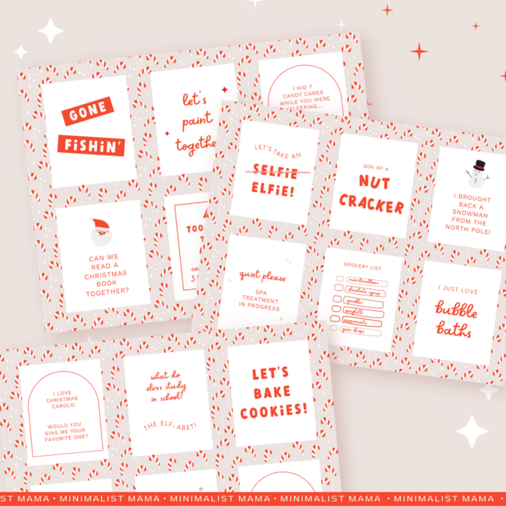 Image for Free Printable Elf On The Shelf Notes - 2023