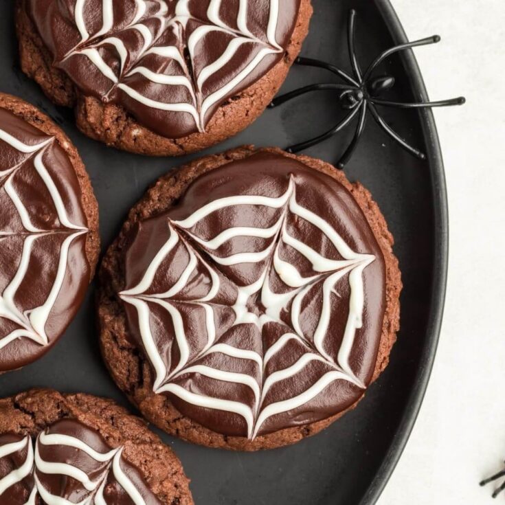 Image for Easy Spider Web Cookies with Cake Mix