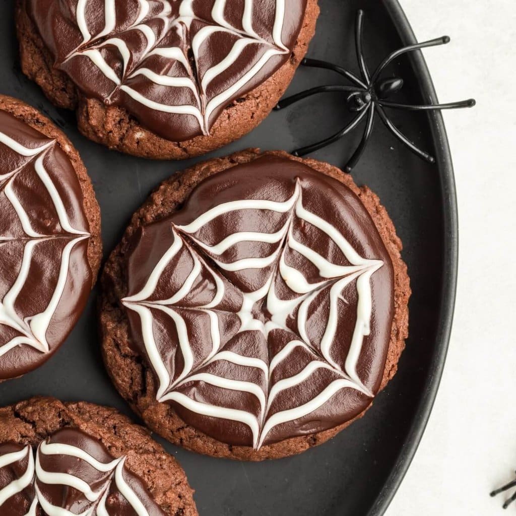 Image for Easy Spider Web Cookies with Cake Mix
