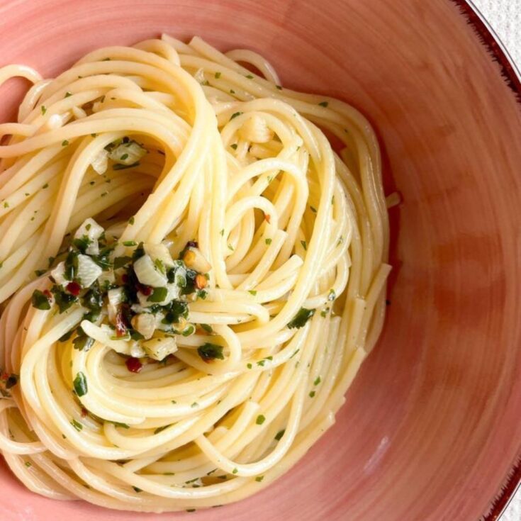 Image for Oil and Garlic Spaghetti Recipe