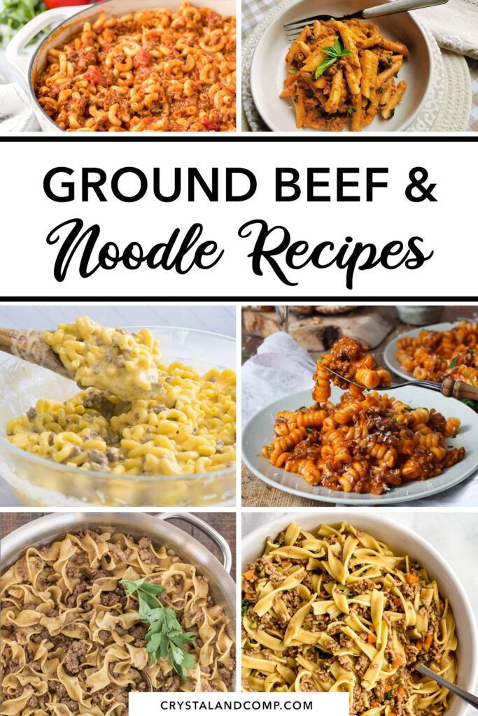 ground beef and noodle recipes