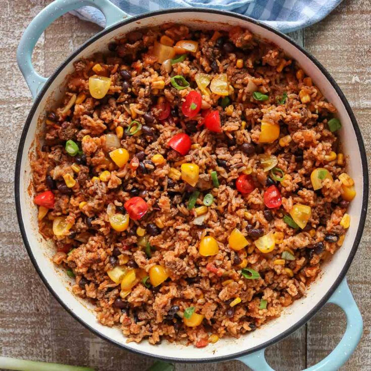 Image for One-Pan Ground Beef and Rice