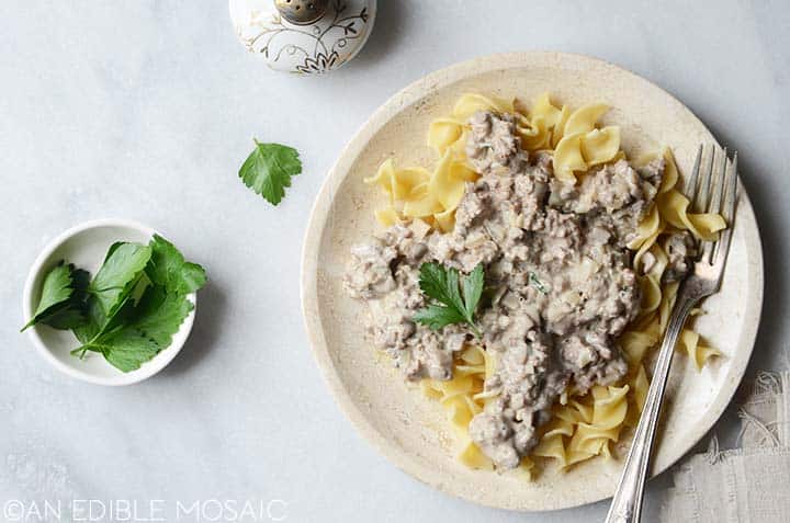 Image for 30-Minute Easy Ground Beef Stroganoff Recipe