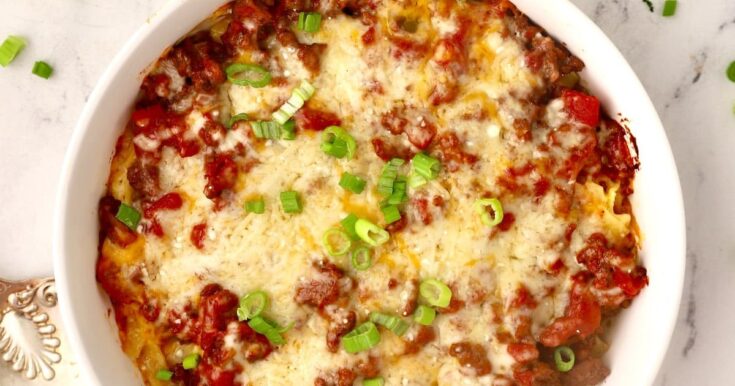 Image for Easy Hamburger Noodle Casserole with Cheese