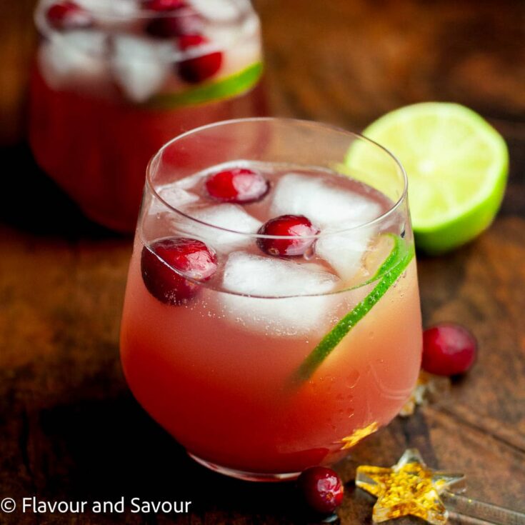 Image for Sparkling Cranberry Pineapple Punch with Lime