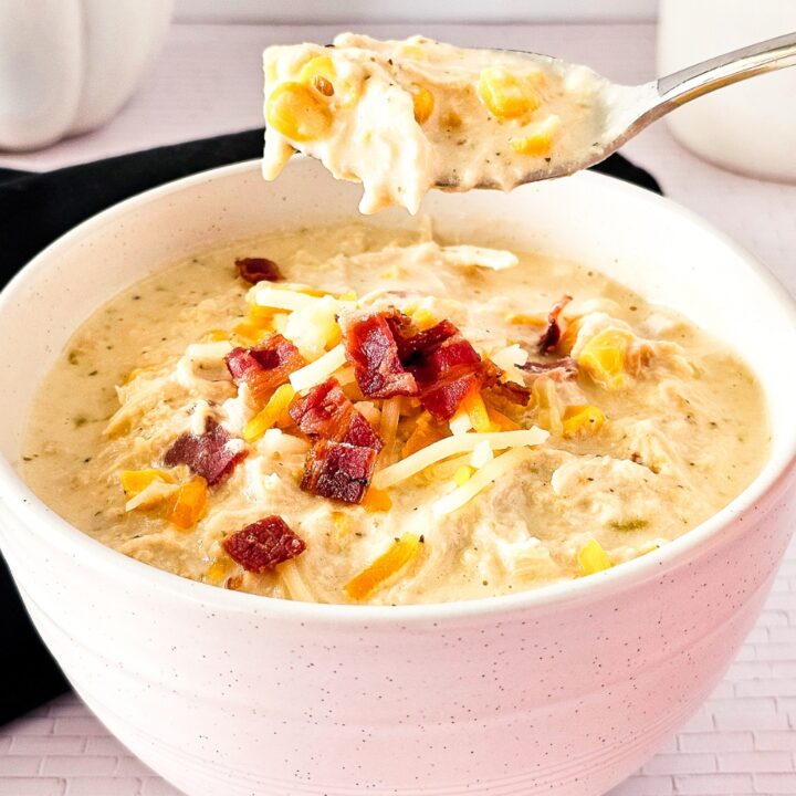 crockpot crack chicken soup cheesy spoonful