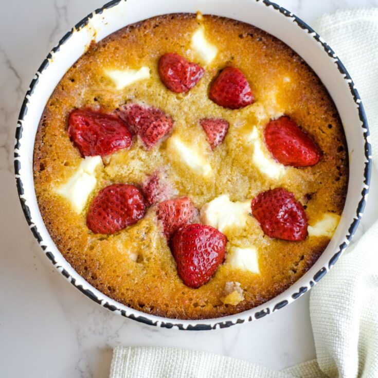 Image for Keto Strawberry Cream Cheese Cobbler