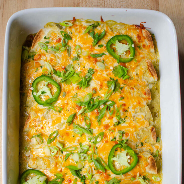 Image for Green Chicken Enchiladas