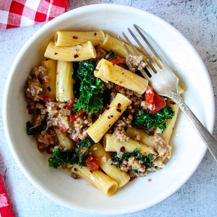 Image for Sausage and Kale Pasta