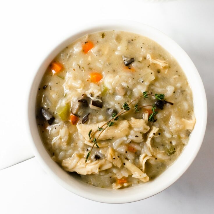 Image for Slow Cooker Creamy Chicken and Rice Soup