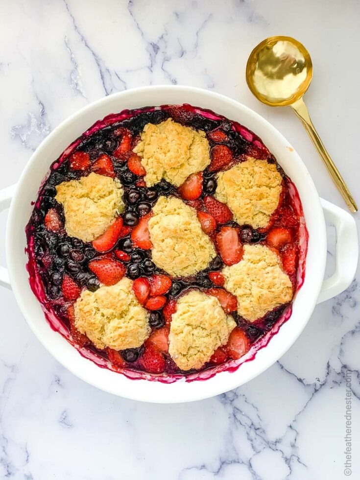 Image for Strawberry Blueberry Cobbler
