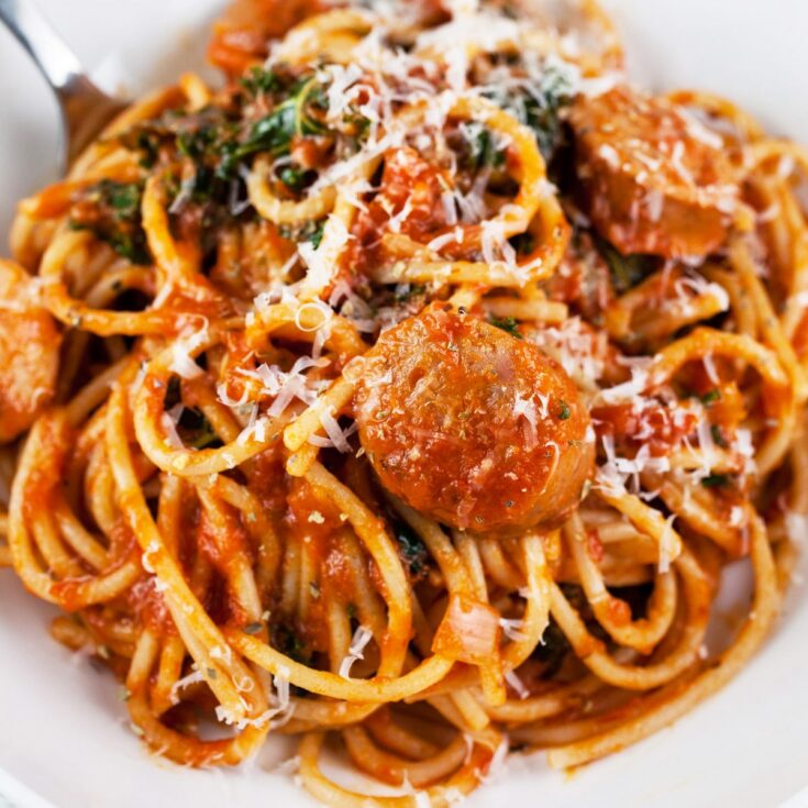 Image for Chicken Sausage Spaghetti