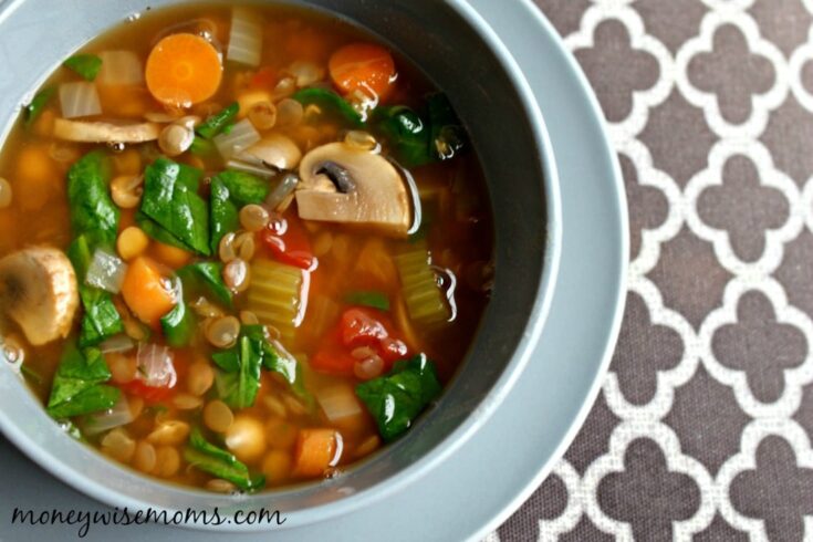 Image for Easy Lentil Vegetable Soup