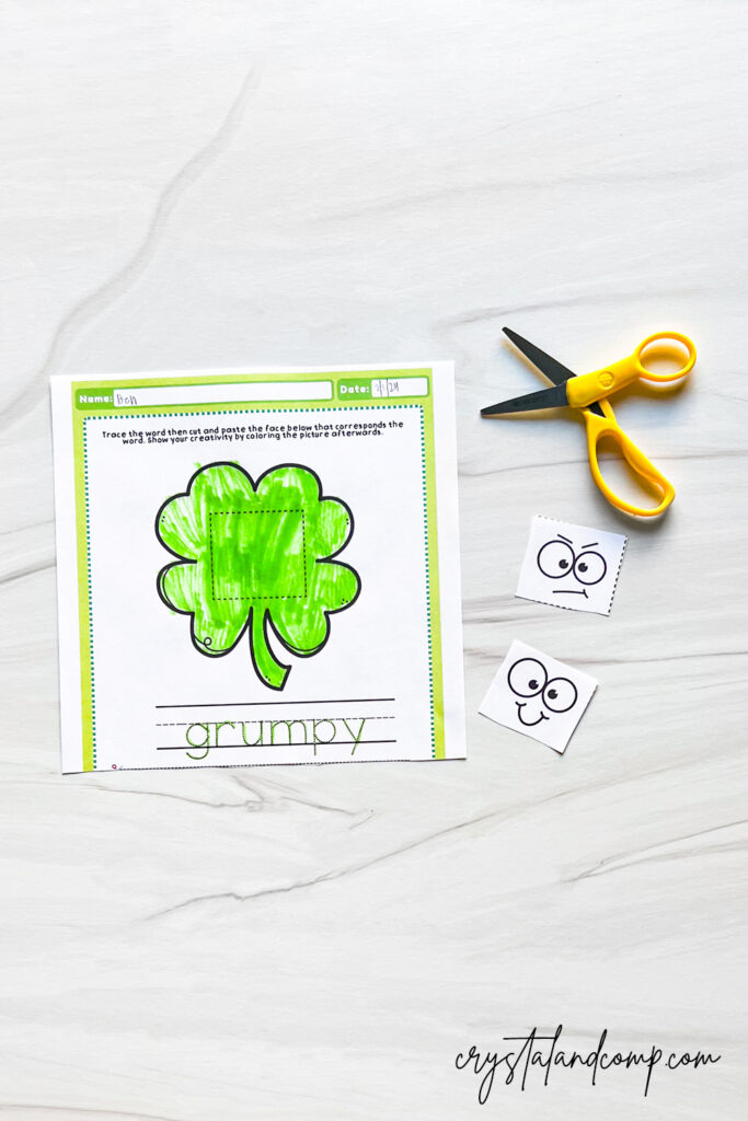 shamrock coloring pages for preschoolers