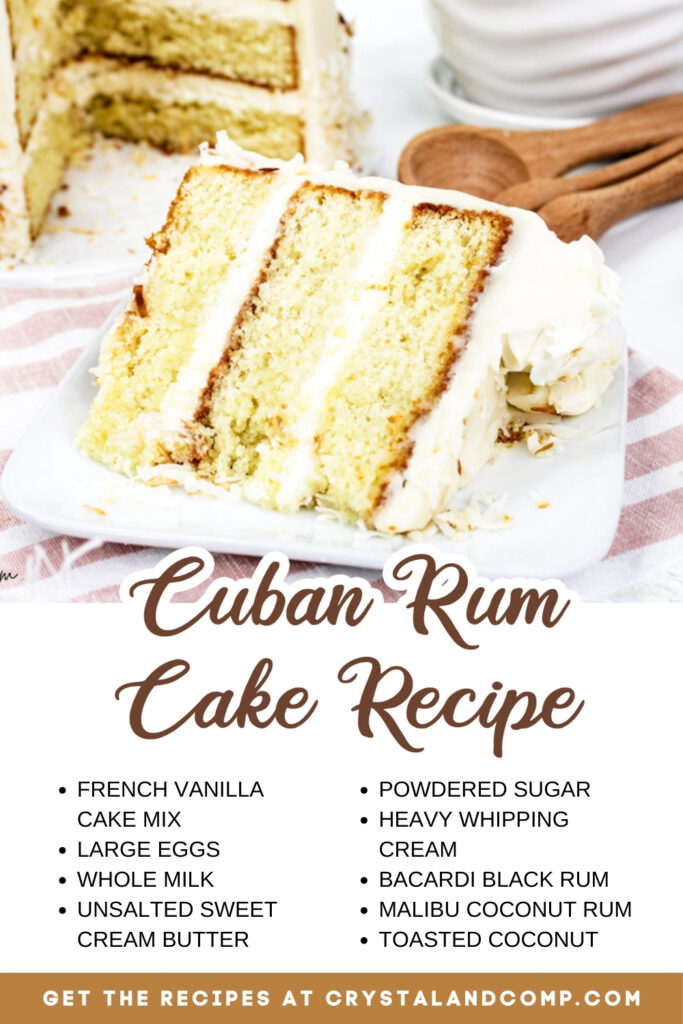 cuban rum cake recipe ingredients list