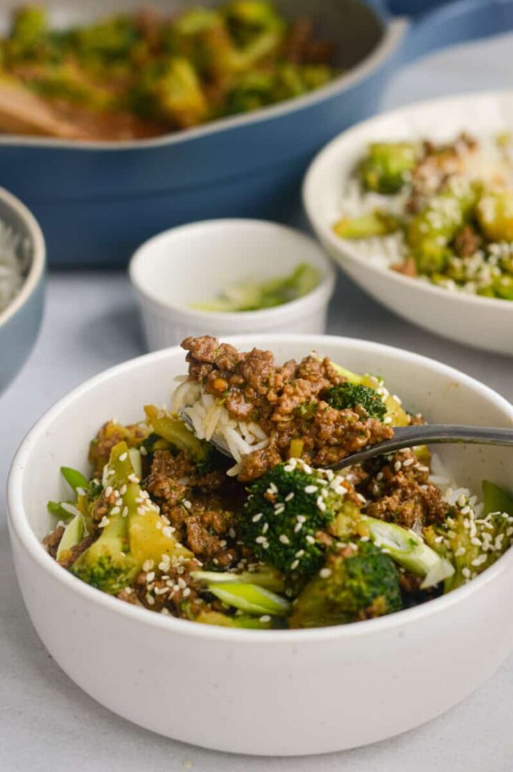 Image for Easy Ground Beef and Broccoli Stir Fry