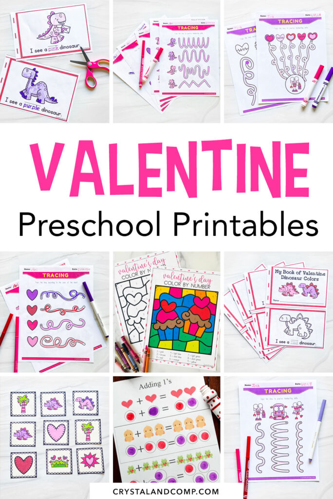 valentine preschool printables