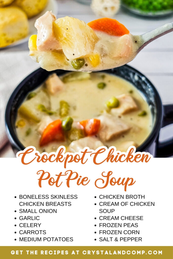 crockpot chicken pot pie soup ingredients list