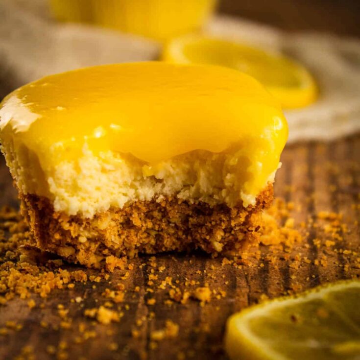 Image for Mini Lemon Cheesecakes with Mascarpone Recipe