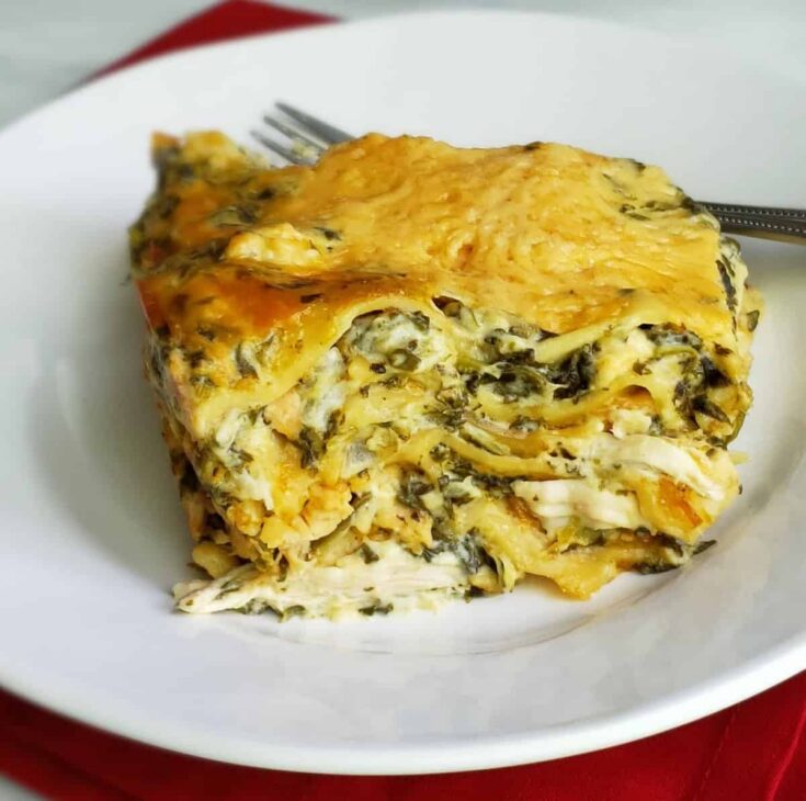 Image for Slow Cooker Chicken Spinach Lasagna