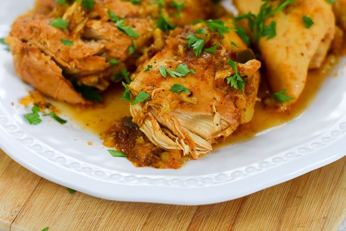 Image for 3-Ingredient Pineapple Salsa Chicken (Slow Cooker Recipe)