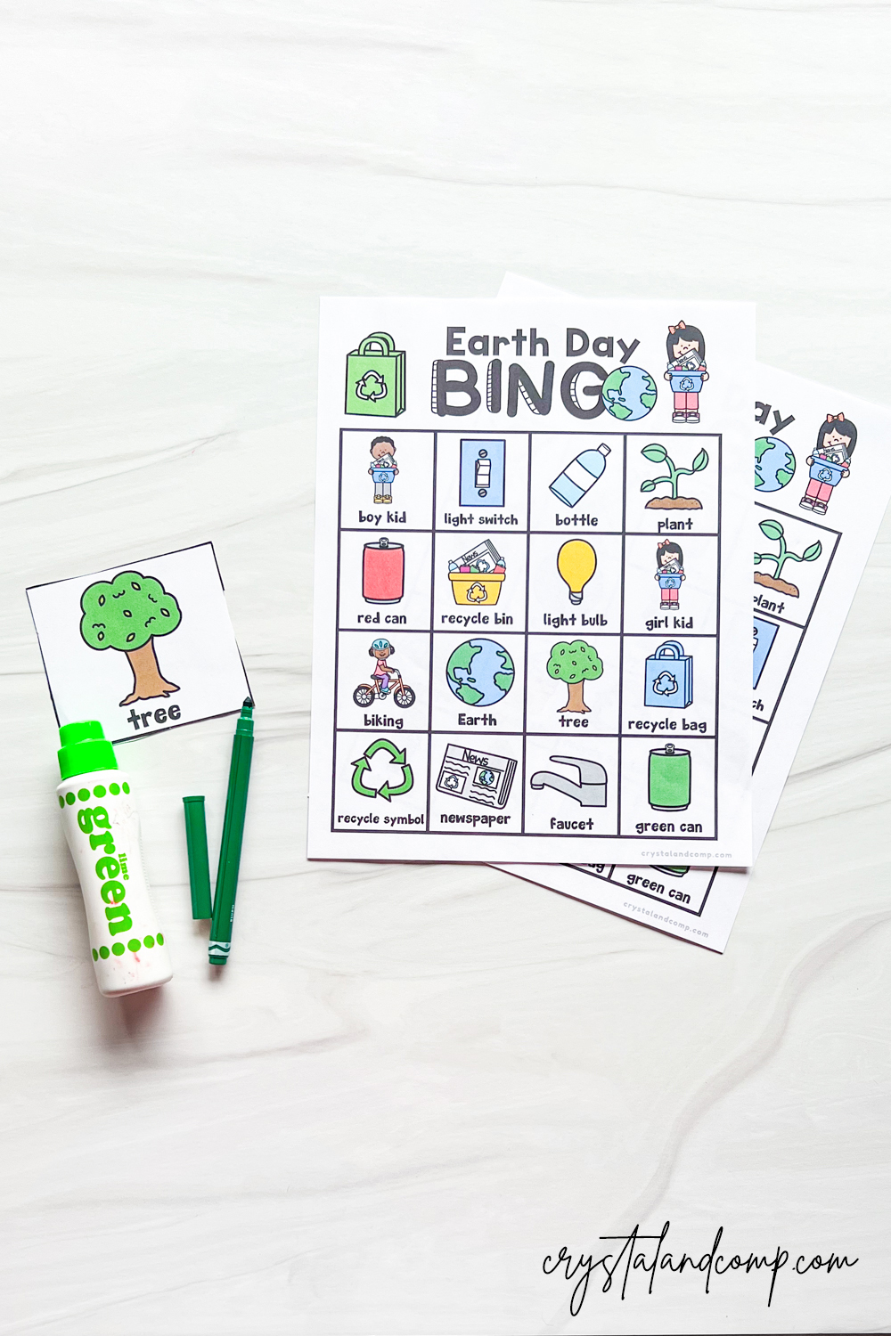 Earth Day Bingo Printables