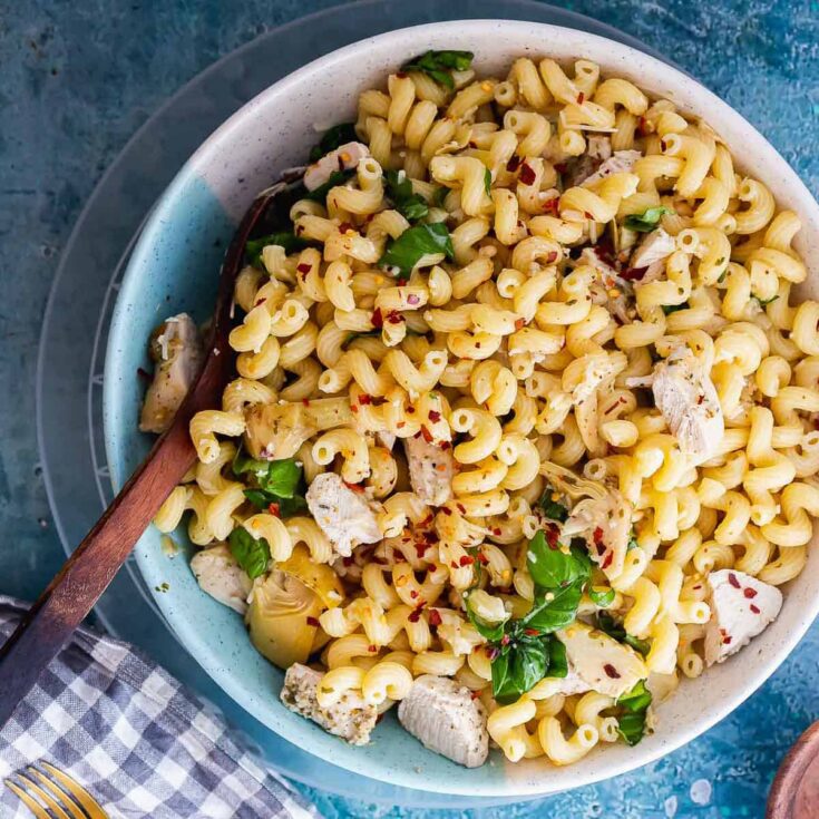 Image for Garlic Parmesan Chicken Pasta Salad