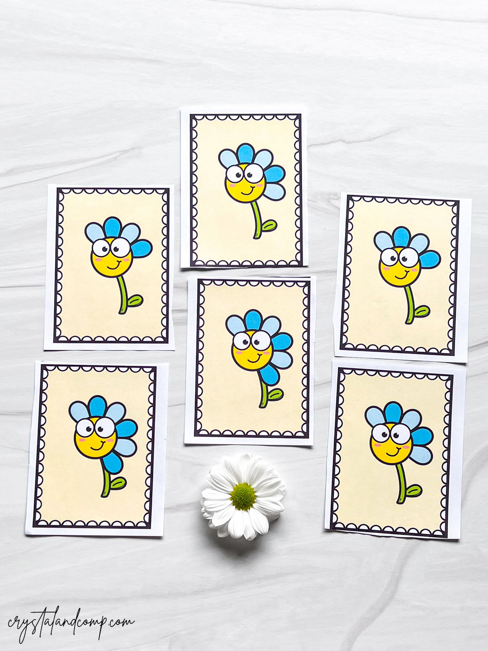 Flower Matching Printables