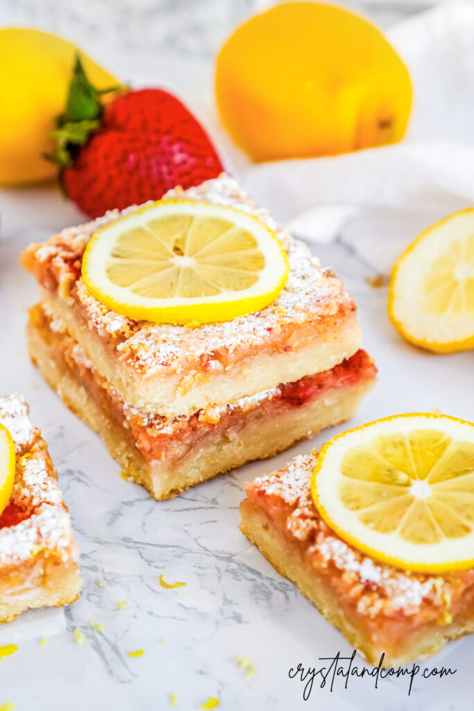 strawberry bar recipe squares