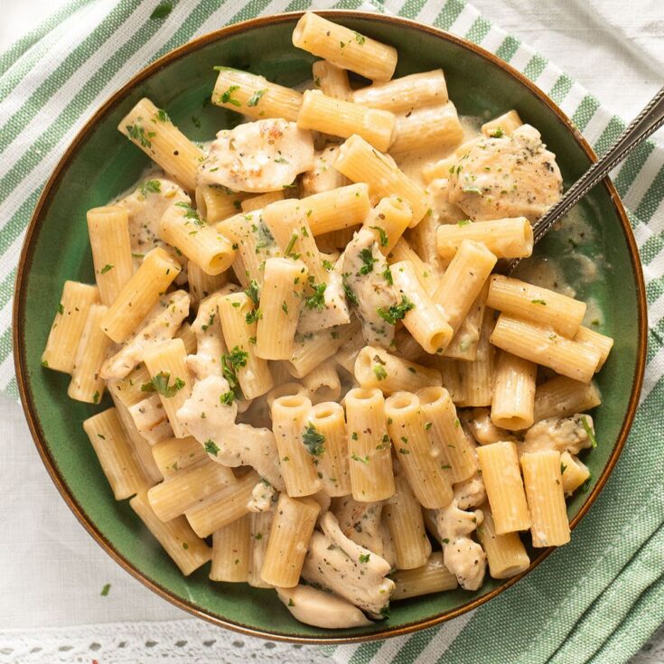 Image for Chicken Parmesan Garlic Pasta (One Pot)