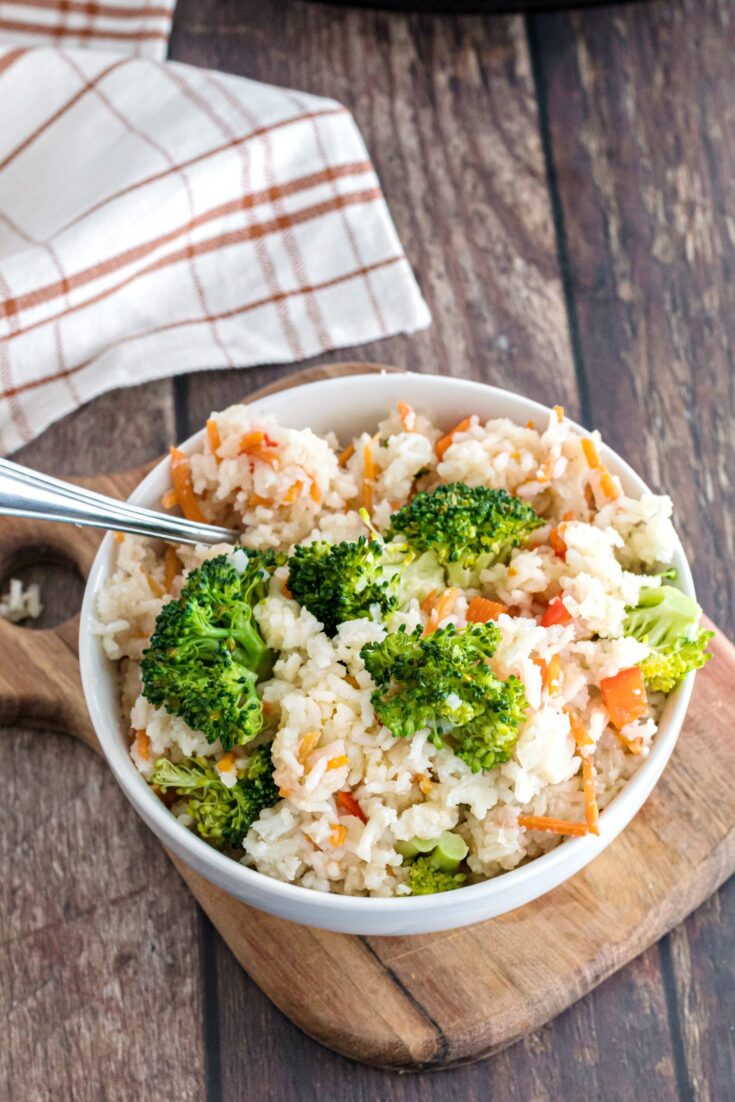 Image for Crock Pot Chicken Flavored Rice and Veggies
