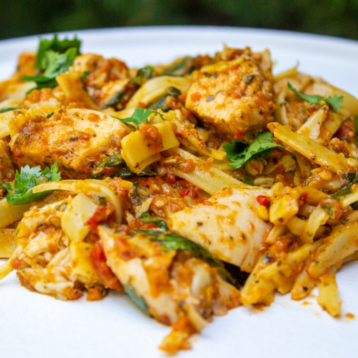 Image for Spicy Chicken Pasta (peri-peri-inspired, 20 min)