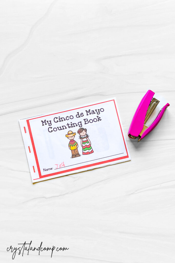 Cinco de Mayo Printable Book for kids to make