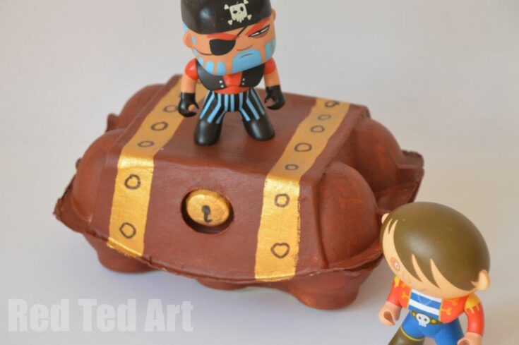 Image for Egg Carton Treasure Box Craft for Pirate Day