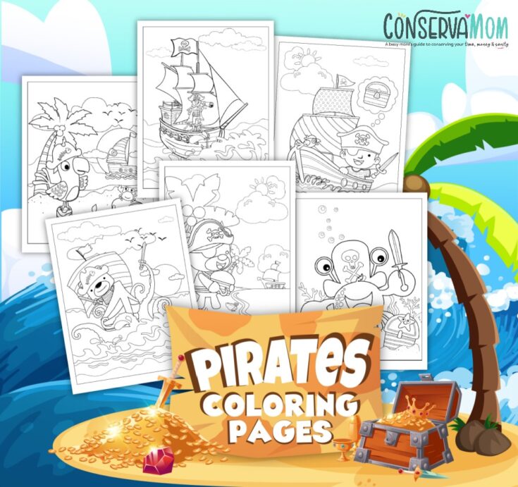 Image for Free Printable Pirate Coloring Pages