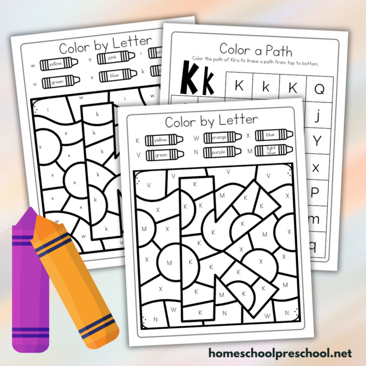 Image for Free Printable Letter K Worksheets for Preschool and Kindergarten