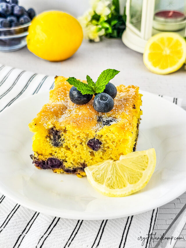 Lemon Blueberry Breakfast Cake