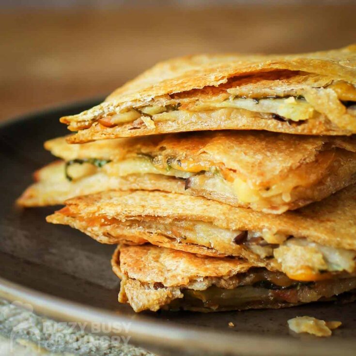 Image for Eggplant Apple Vegetarian Quesadillas