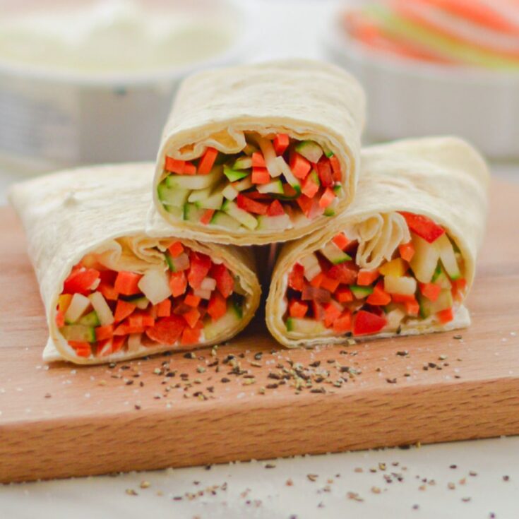 Image for Vegetarian Tortilla Wraps Recipe