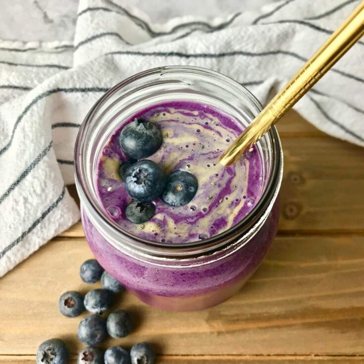 Image for Blueberry Banana Peanut Butter Smoothie