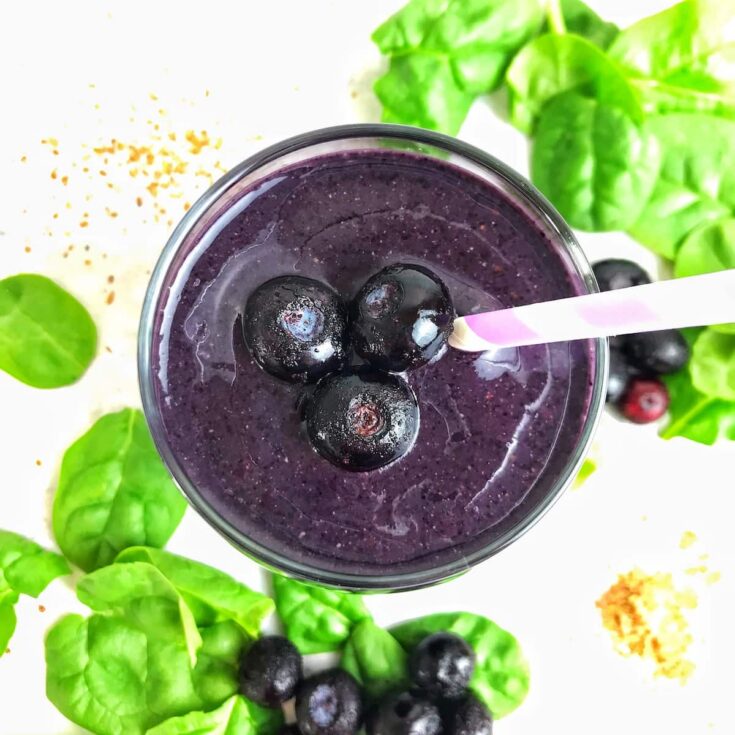 Image for Blueberry Spinach Smoothie