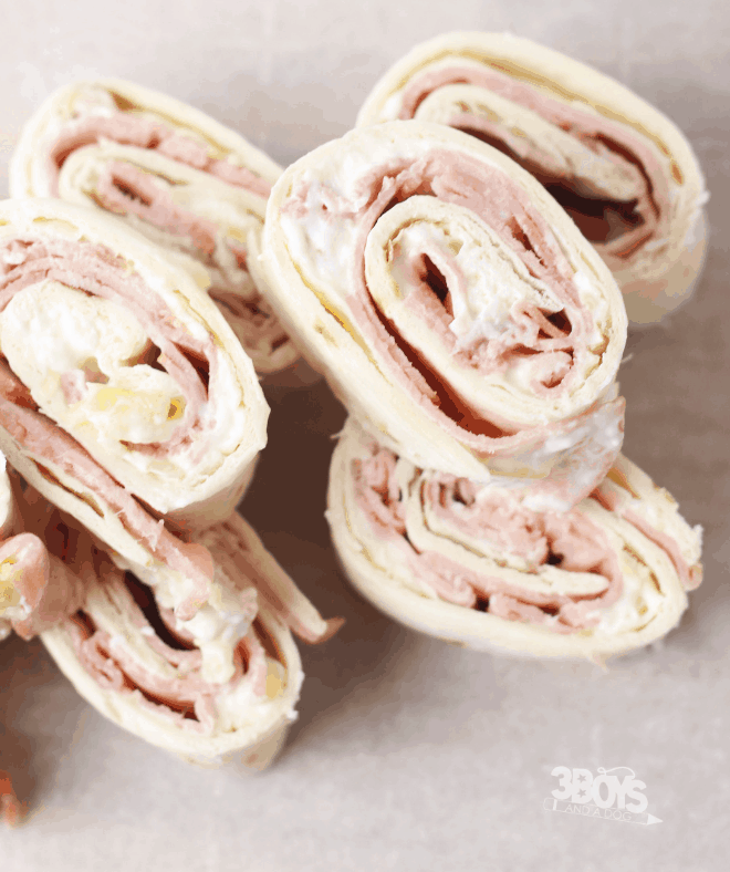 Image for Hawaiian Tortilla Roll Ups for Lunch