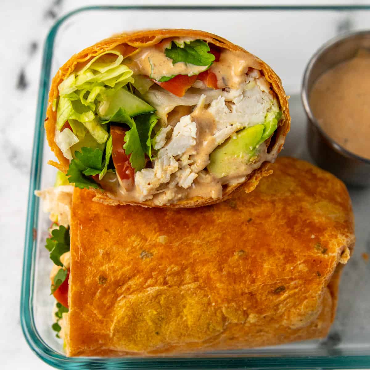 Image for The Best Chipotle Chicken Wrap Recipe
