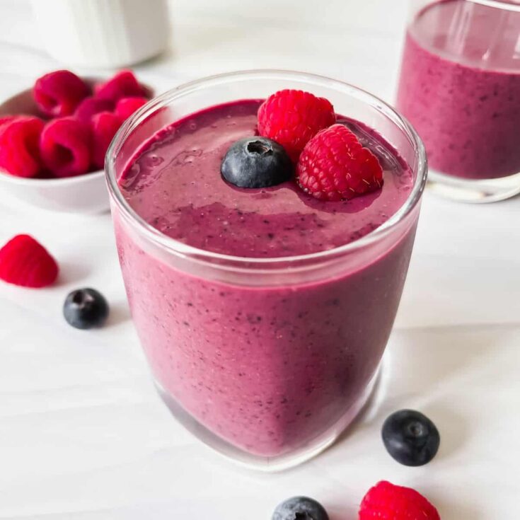 Image for Blueberry and Raspberry Smoothie
